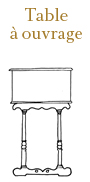 Table à ouvrage
