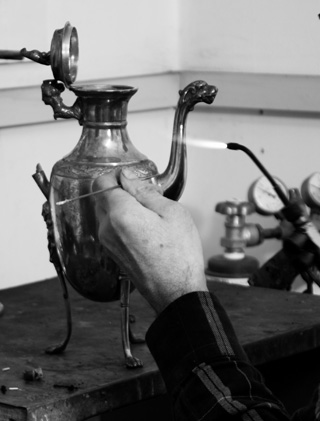 Restauration d'objets en métal